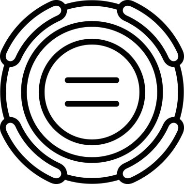 Para birimi simgesi ana hat biçiminde