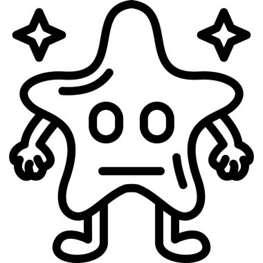 Yıldız. Web simgesi basit illüstrasyon