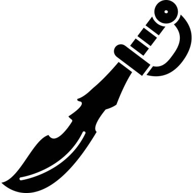 Bıçak. Web simgesi basit illüstrasyon