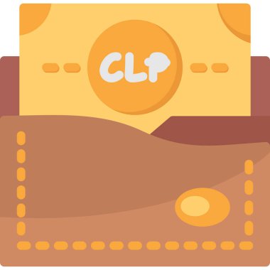 Nakit para ikonu düz stil