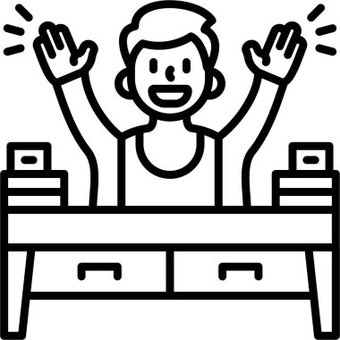 masa başı ev simgesi