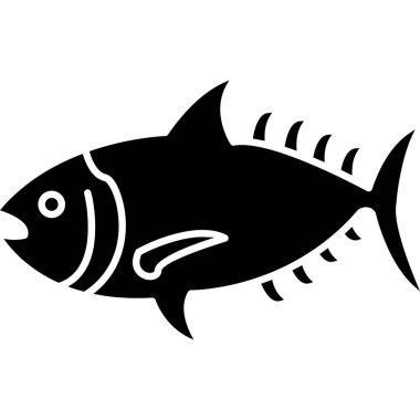 Balık. Web simgesi basit illüstrasyon