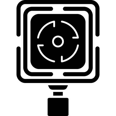 Kamera simgesi, vektör illüstrasyonu