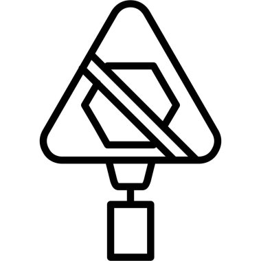 Modern b 'nin vektör illüstrasyonu ağaç simgesinden yoksun