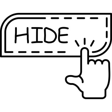 Mesajın işareti olan bir çizgi film karakterinin el çizimi. vektör illüstrasyonu