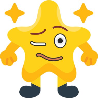 yıldız karakter simgesi simgesi