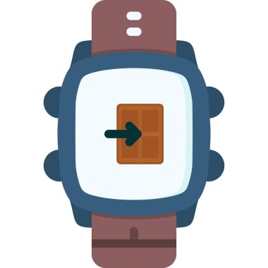 İzle. Web simgesi basit illüstrasyon