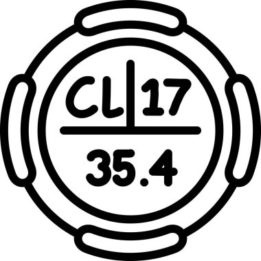 Bir saat simgesinin vektör illüstrasyonu