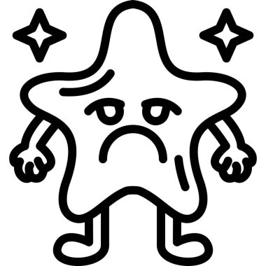 yıldız simgesi vektör illüstrasyonu