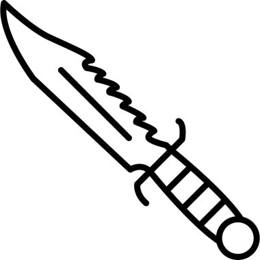 Kılıç. Web simgesi basit illüstrasyon