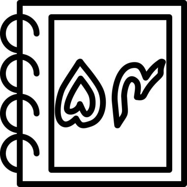 kitap eğitimi öğrenme simgesi ana hatlarıyla