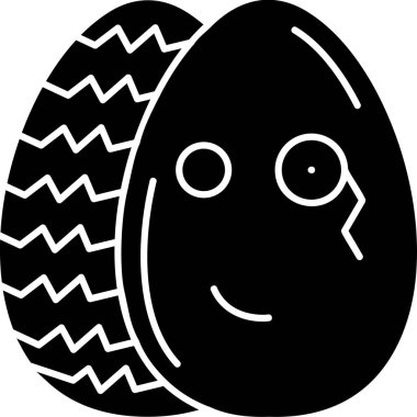 Yumurta. Web simgesi basit illüstrasyon