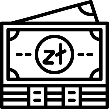 özet biçiminde kredi dolar fatura simgesi