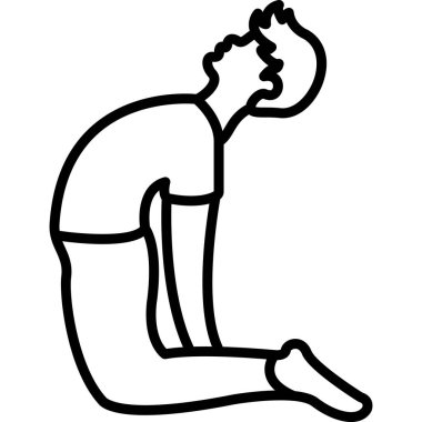 Adam baş ağrısından muzdarip. Siyah çizgili baş ağrısı olan adam.