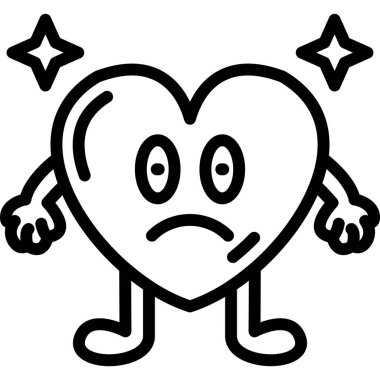 duygu aşk kalp simgesi ana hatlarıyla