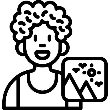 video kamera ikonu vektör illüstrasyonu