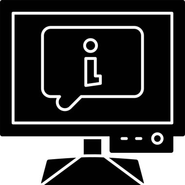 İşaretleyici ile bilgisayar monitörü.