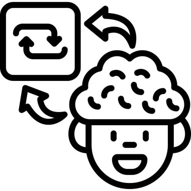 veri hesaplama ağ simgesi ana hat biçiminde