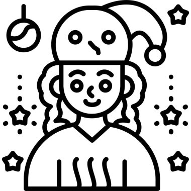 avatar. Web simgesi basit illüstrasyon