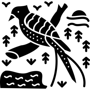 Dünya kuşlarının vektör çizimi