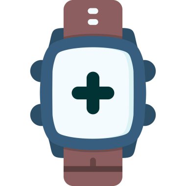 akıllı saat simge vektör illüstrasyonu