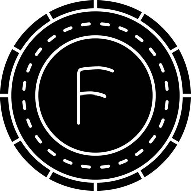 Madeni para ikonu. Web ve mobil için basit para vektör simgesi çizimi