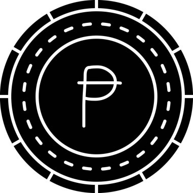 Bozuk para. Web simgesi basit illüstrasyon