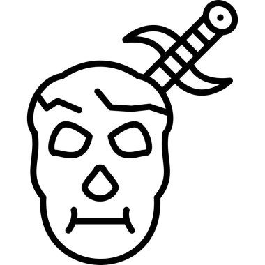 İngiliz anahtarı simgesi ana hatlı baş vektörü. İnsan kafası