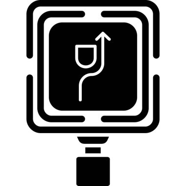 Seo simgesinin vektör illüstrasyonu