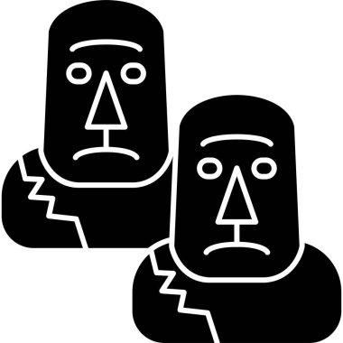 Maskeli üzgün adam ve kadın