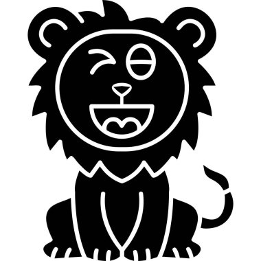 Aslan yüzlü, kocaman gülümsemeli.