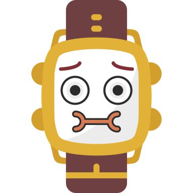 izole çizgi film robot tasarımı