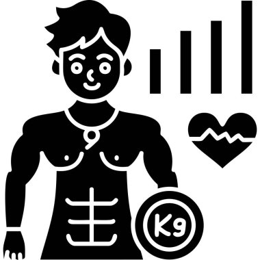 Adam simgesi, vektör illüstrasyonu beyaz arkaplanda izole edildi