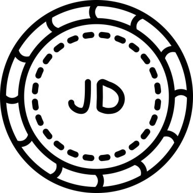 Para için. Web simgesi basit illüstrasyon