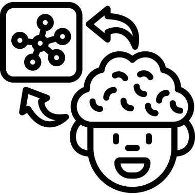 Veri. Web simgesi basit illüstrasyon