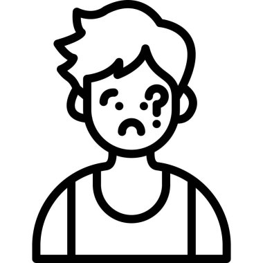 Çocuk simge vektör çizim