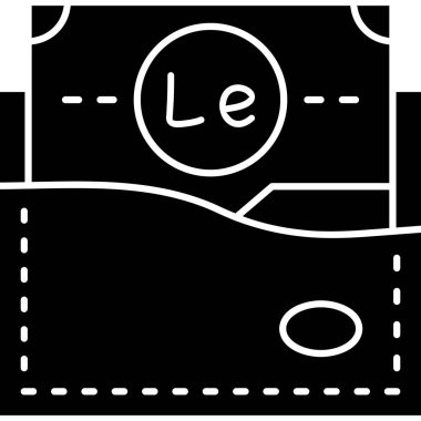 Bir araba simgesinin vektör illüstrasyonu