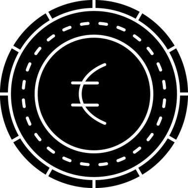 Bir kumarhane çipinin vektör çizimi