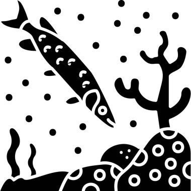 Vektör çizim balıklarla