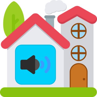 ev ev ikonu düz stil