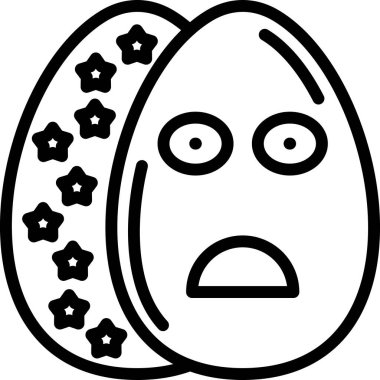 Yumurta Paskalya yemeği simgesi