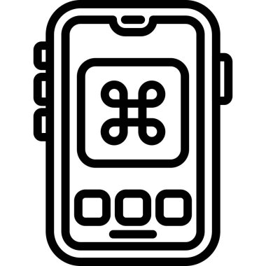 telefon simgesi, basit biçim tasarımı