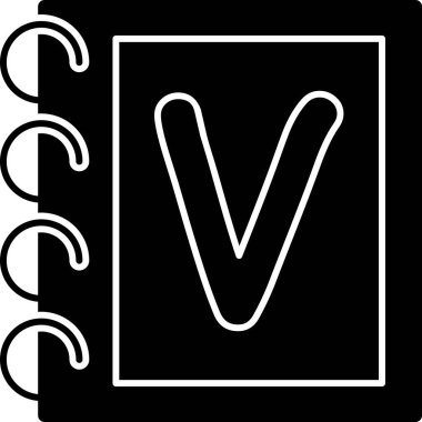 Siyah ve beyaz simgesinin vektör illüstrasyonu