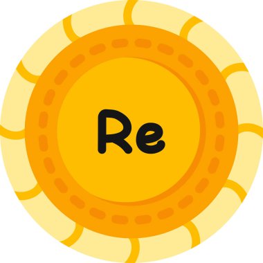 Bozuk para. Web simgesi basit illüstrasyon