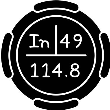 14-9-15 ikonu. 11 dakika ve zamanın vektör çizimi