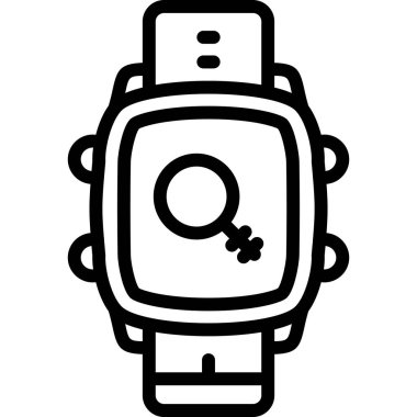 izle simge vektör illüstrasyonu