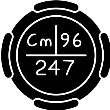 Saat simgesi, vektör illüstrasyonu