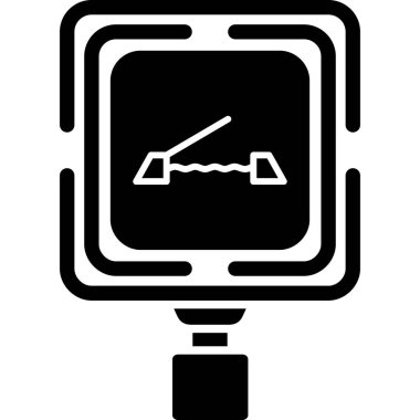 Modern b 'nin vektör illüstrasyonu eksik simgesi