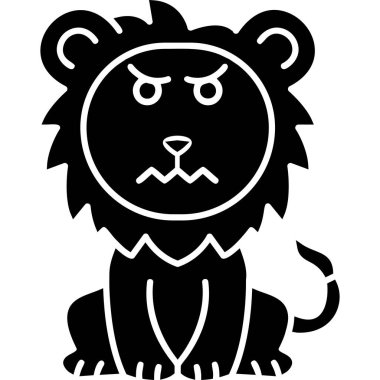 hayvan yüzü simgesi ana hat biçiminde