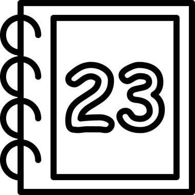 kitap simgesi, vektör illüstrasyonu